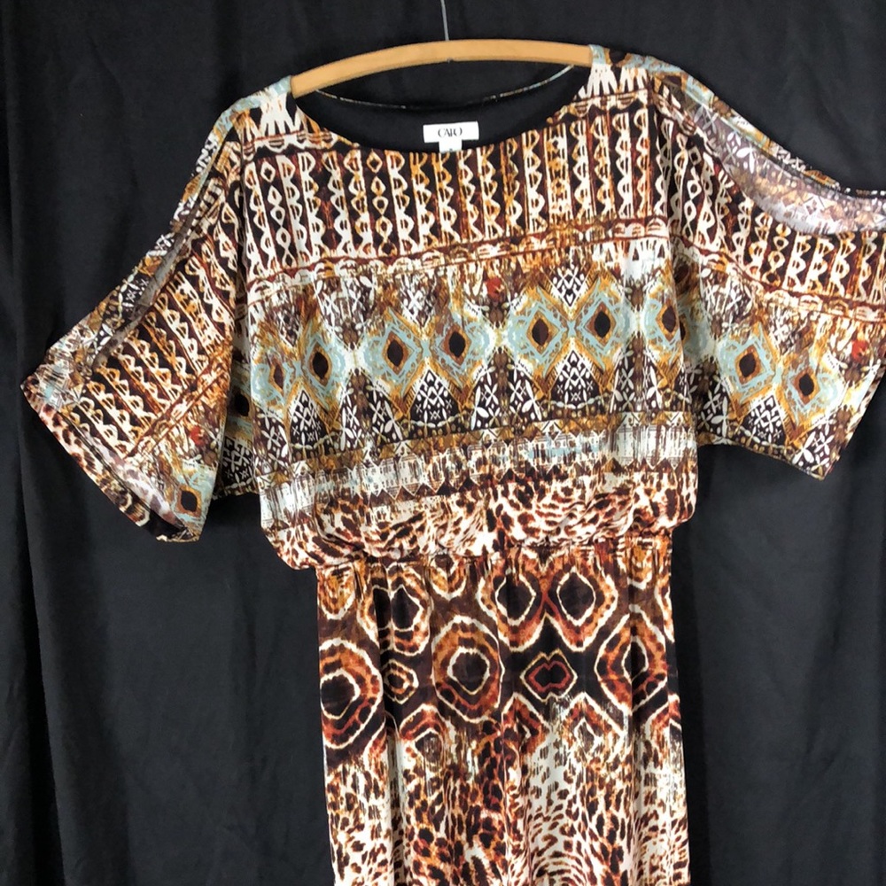Cato maxi dress size medium. Mixed print. - Picture 2 of 10